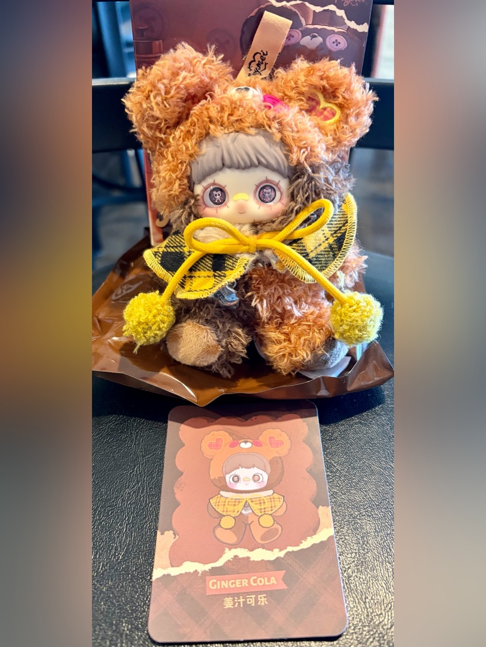 Maymei Tiny Bear Cookie Ginger Cola plush